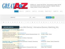 Tablet Screenshot of greata2z.com